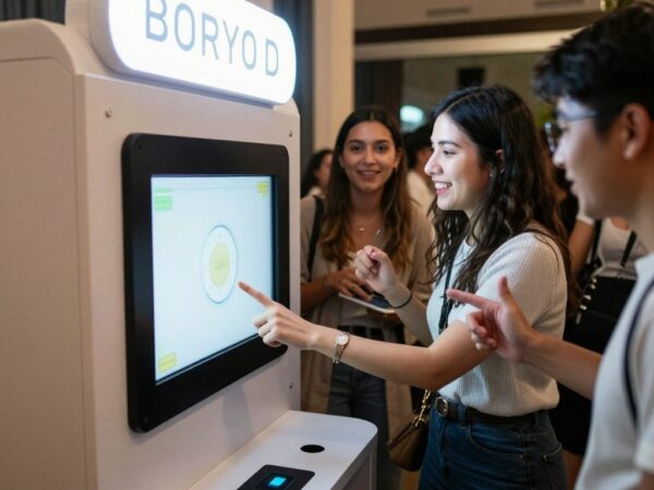 Cabine vidéo pour événement réussi.